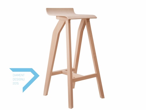 Krzesło barowe -wyróżnienie w konkursie Diamenty Designu 2015